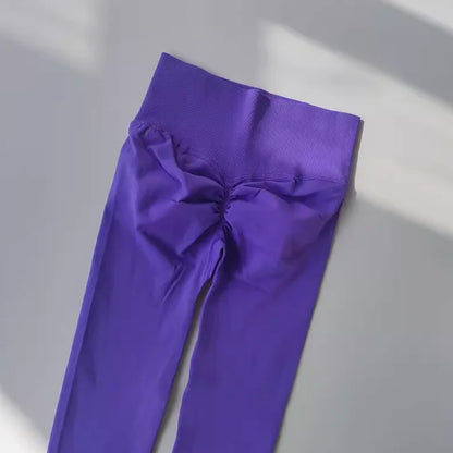 High Waist Scrunch Butt Leggings for Women – Seamless Yoga & Workout Pants