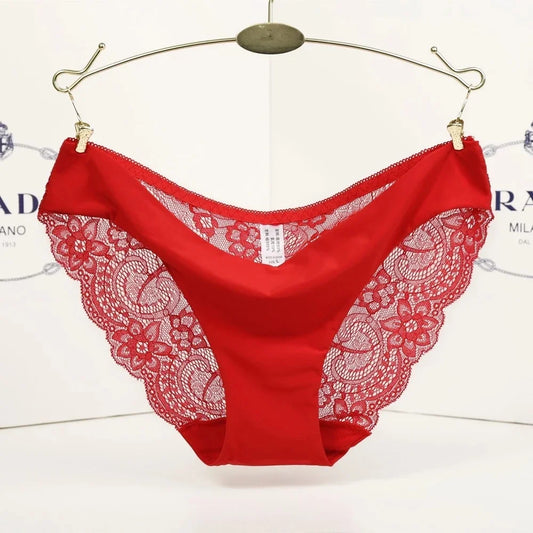 Women's Invisible Lace Panties - Floral Seamless Underwear