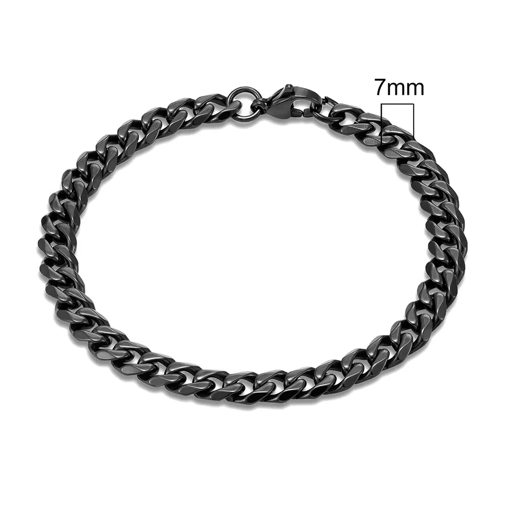 Stainless Steel Silver Color Eternity Bracelet For Women