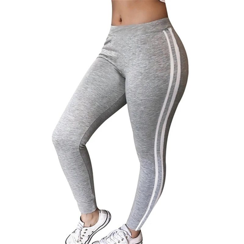 Cotton Yoga Pants High Waist Gym Leggings for Women