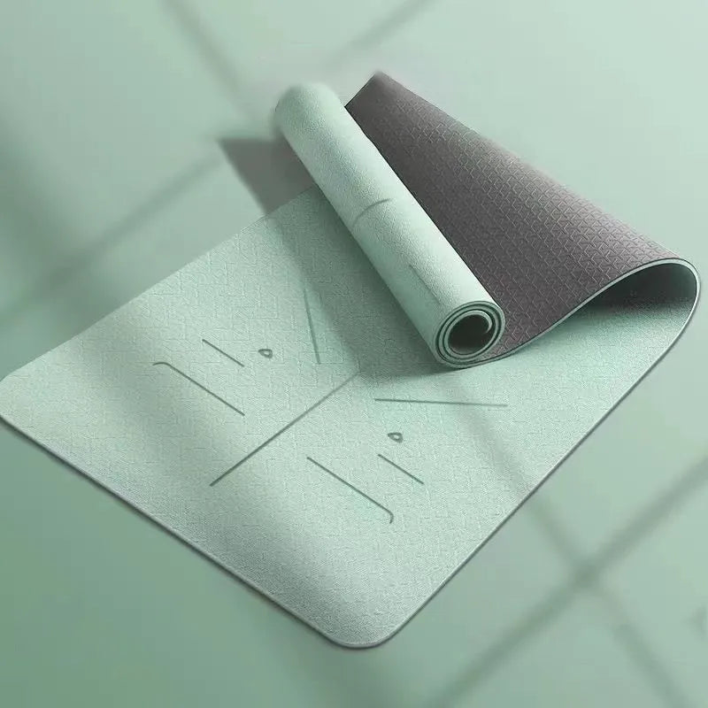 TPE Body Line Yoga Mat