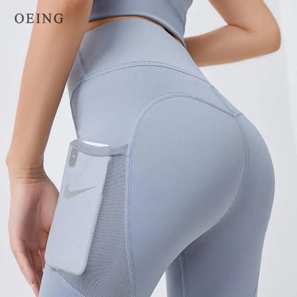 High Waist Cropped Yoga Capris Leggings for Women