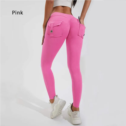 Butt Lifting Leggings with Pockets – High Waist, Tummy Control, Scrunch Fit for Women’s Gym, Yoga, and Fitness