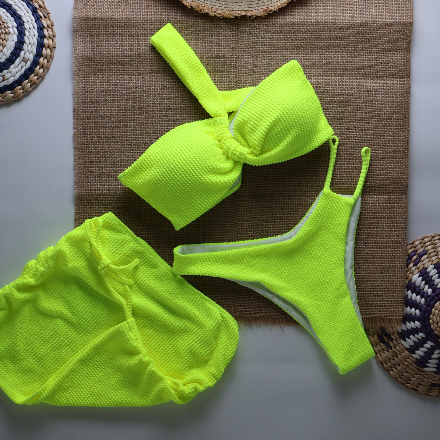 3-Piece Micro Bikini Women’s Swimwear Set – Brazilian Thong Beach Wear