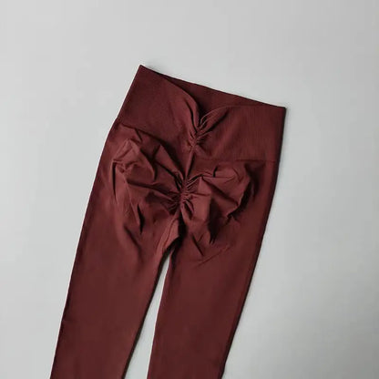 Seamless Scrunch Bum Leggings – High-Waist Workout Fit for Women