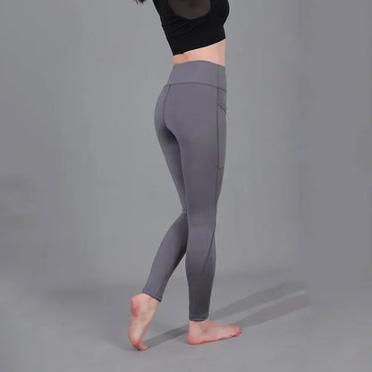 High Waist Women Anti Cellulite Workout Leggings with Utility Pockets