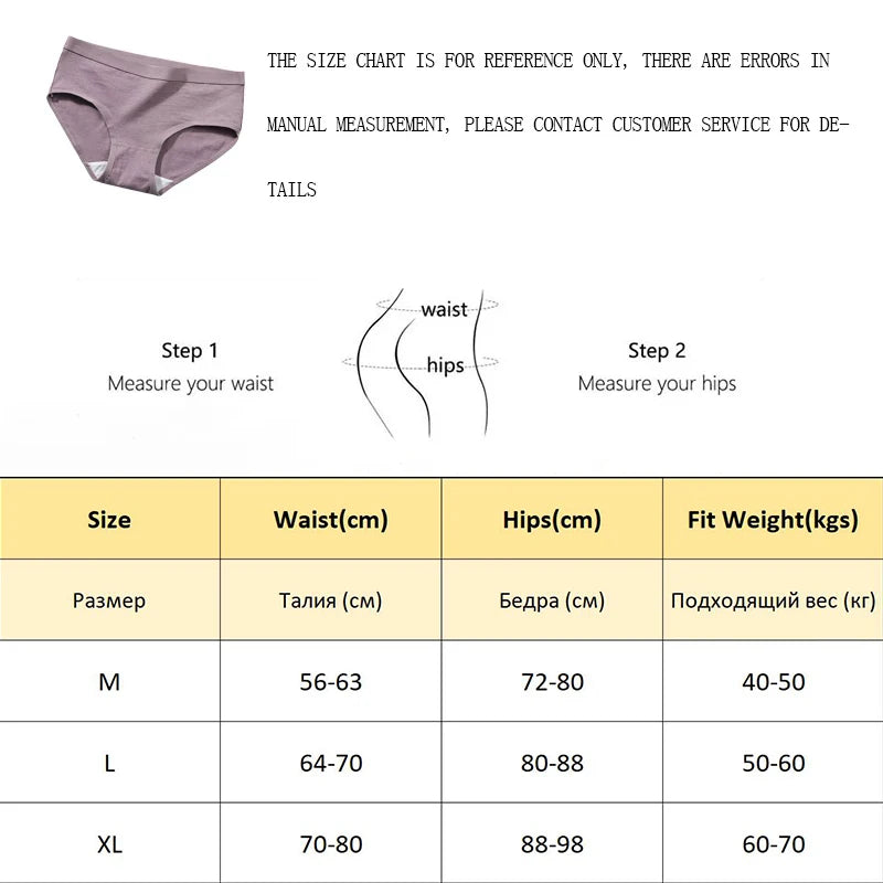 3-Pack Strawberry Cotton Panties – Soft Mid-Rise Seamless Briefs