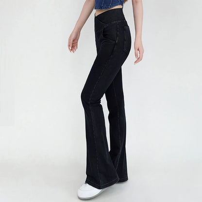 TikTok Viral Bell Bottom Leggings – High Waist Flare Activewear