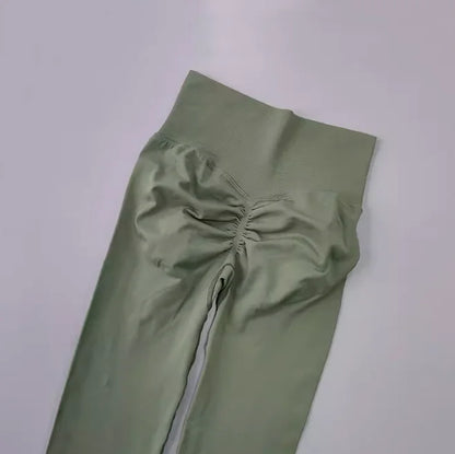High Waist Scrunch Butt Leggings for Women – Seamless Yoga & Workout Pants