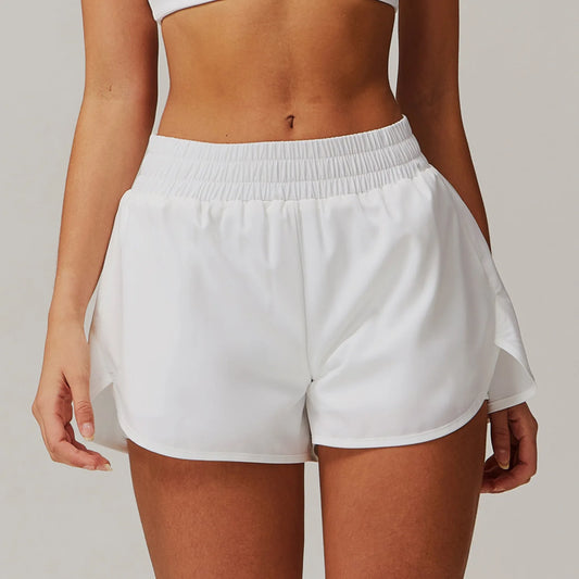 Yoga Shorts with Pockets – Women’s Split Running Shorts for Fitness & Everyday Wear