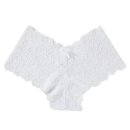 Floral Lace Low Waist Briefs - Comfortable Women's Lingerie