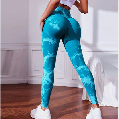 Seamless High Waist Anti Cellulite Workout Leggings for Women