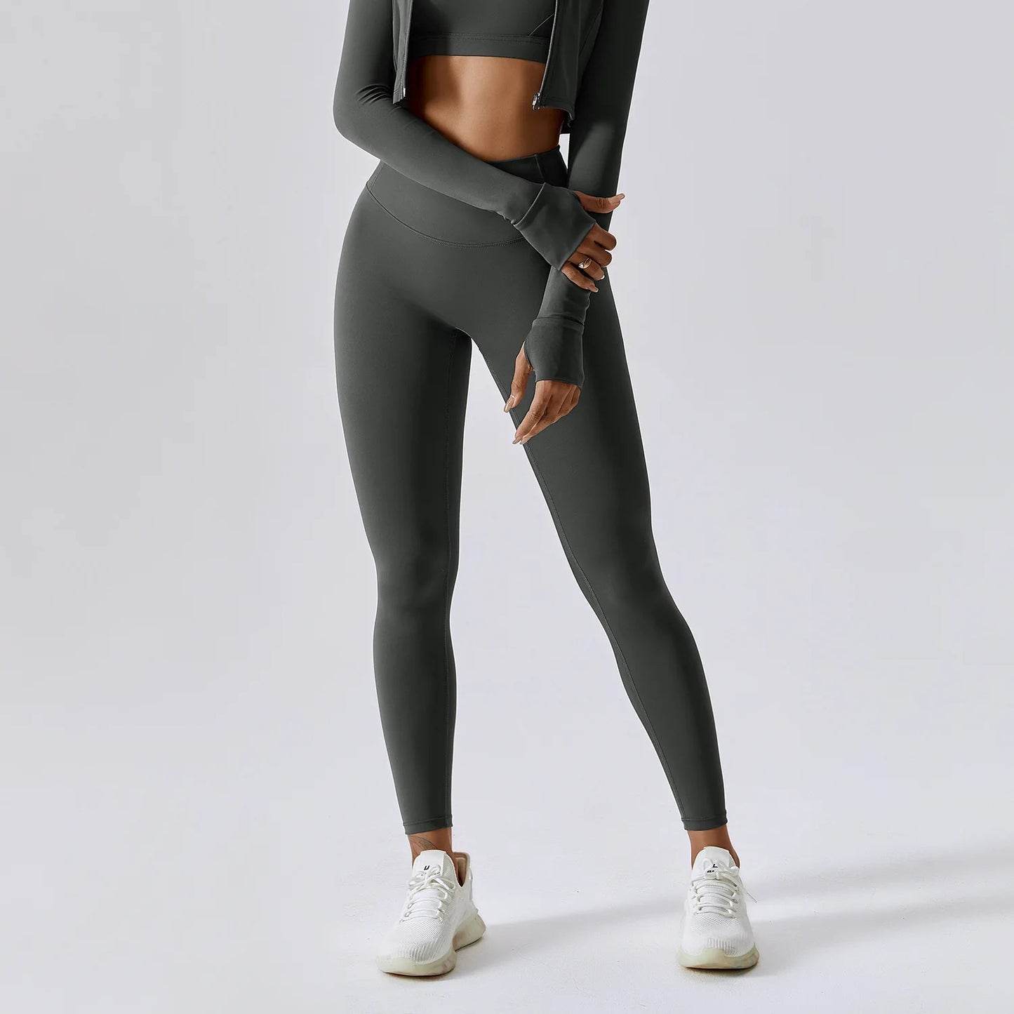 Women's High Waist Butt Lifting Gym Leggings – Seamless Push-Up Yoga Pants