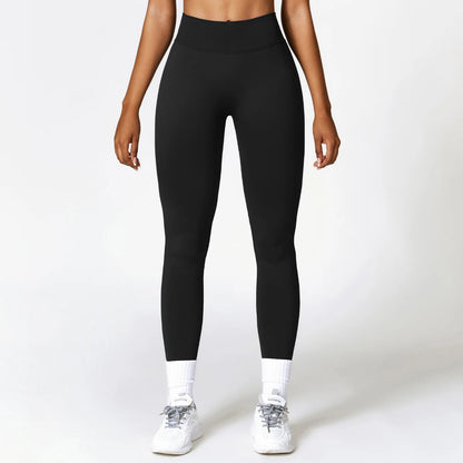 High Waisted Seamless Scrunch Butt Leggings for Women – Tummy Control & Gym Fit