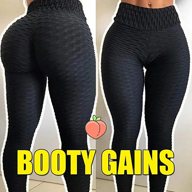 Women's High Waist Anti Cellulite Leggings with Smooth & Comfortable Fit