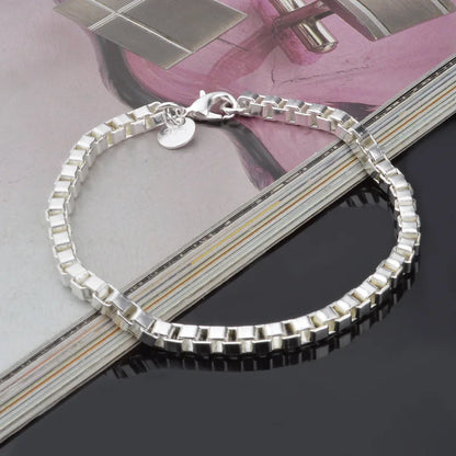 925 Sterling Silver 4MM Twisted Rope Bracelet