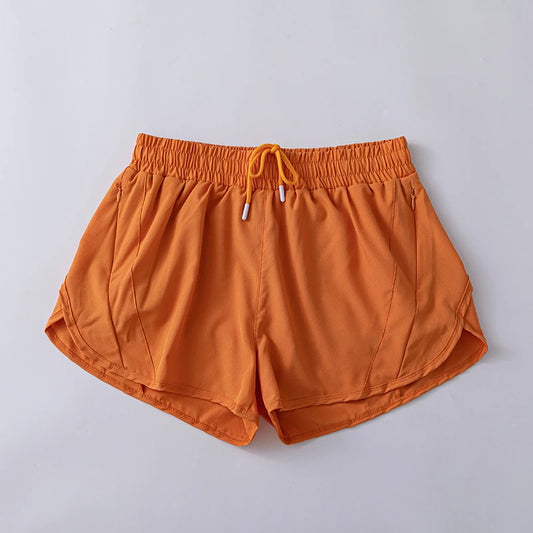 Lightweight Women’s Side Split Running Shorts with Mesh Liner & Zip Pocket