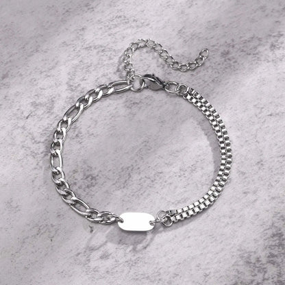 Double Layered Name Eternity Bracelet for Men