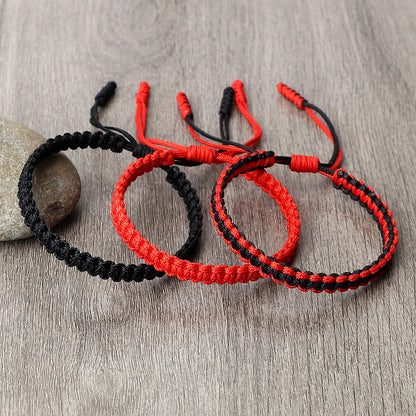 Red String Bracelets Bangles with Adjustable Handmade Rope for Men & Women