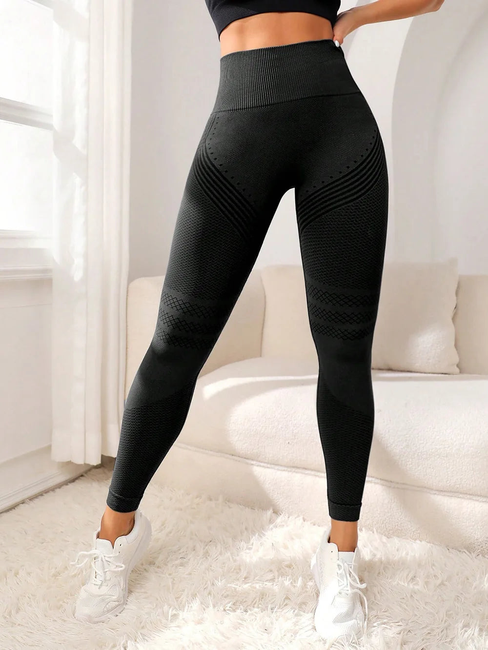 High Waist Seamless Push Up Anti Cellulite Leggings for Women