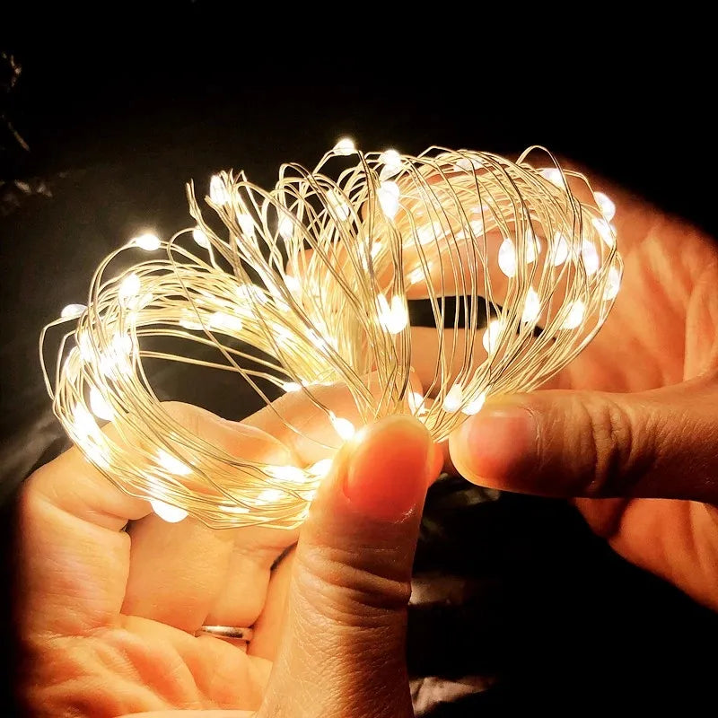 USB String Lights for Outdoor Garden Decor