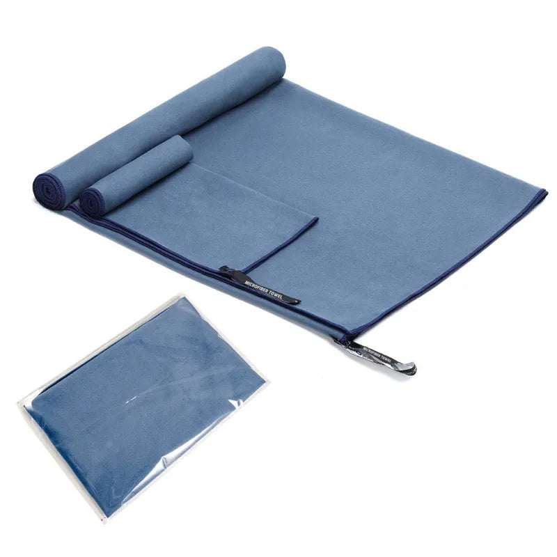 Quick Drying Microfiber Towel navy blue