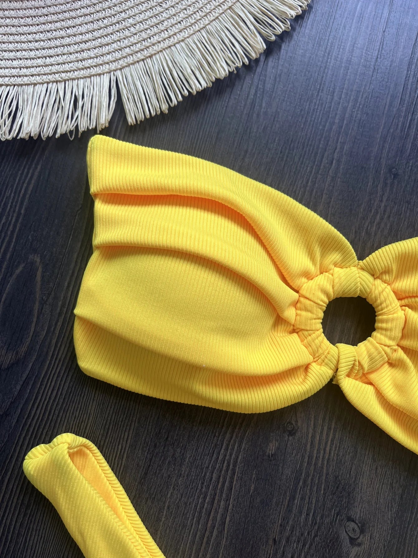 Sexy Bandeau Bikini Set – Brazilian Thong Two-Piece Swimwear