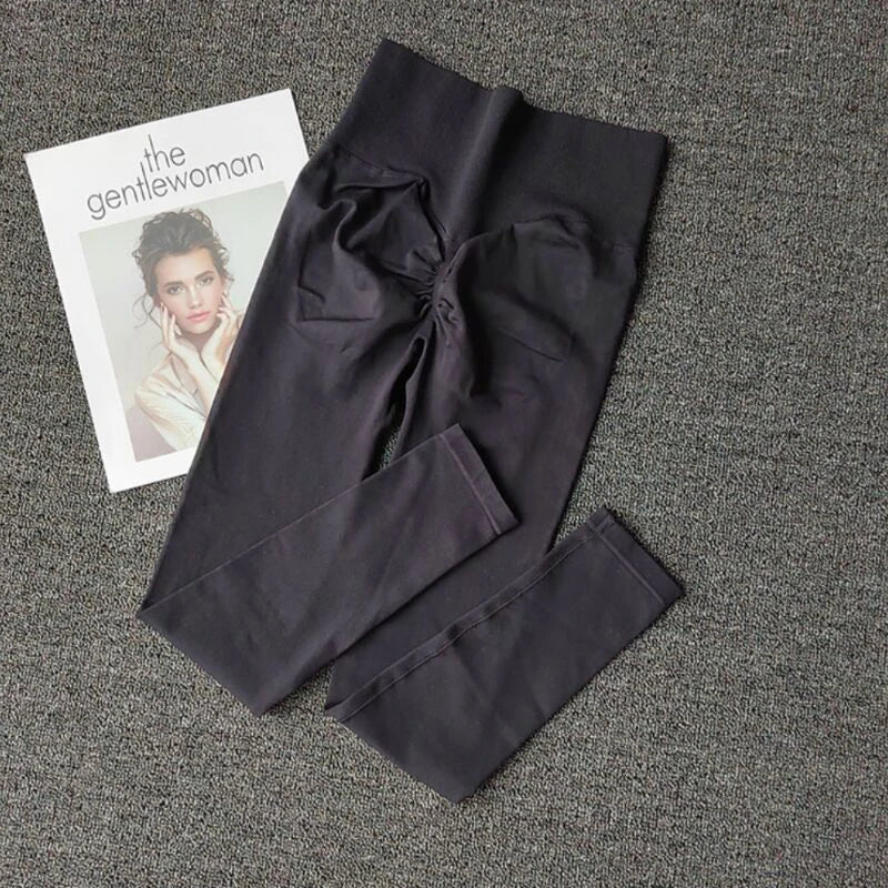 High Waist Scrunch Butt Leggings for Women – Seamless Yoga & Workout Pants