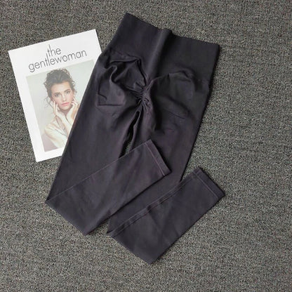 High Waist Scrunch Butt Leggings for Women – Seamless Yoga & Workout Pants