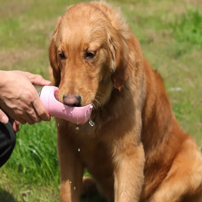 2 in 1 Portable Pet Water Bottle and Feeder