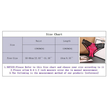 Women's Sexy Open Crotch Panties Low Waist Lace Briefs Patchwork Color Hot Sexy Lingerie For Ladies Temptation Female Underwear