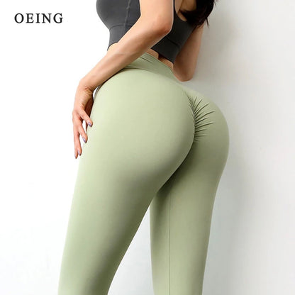 Scrunch Butt Leggings for Women – Seamless High Waist Booty-Lifting Gym Pants