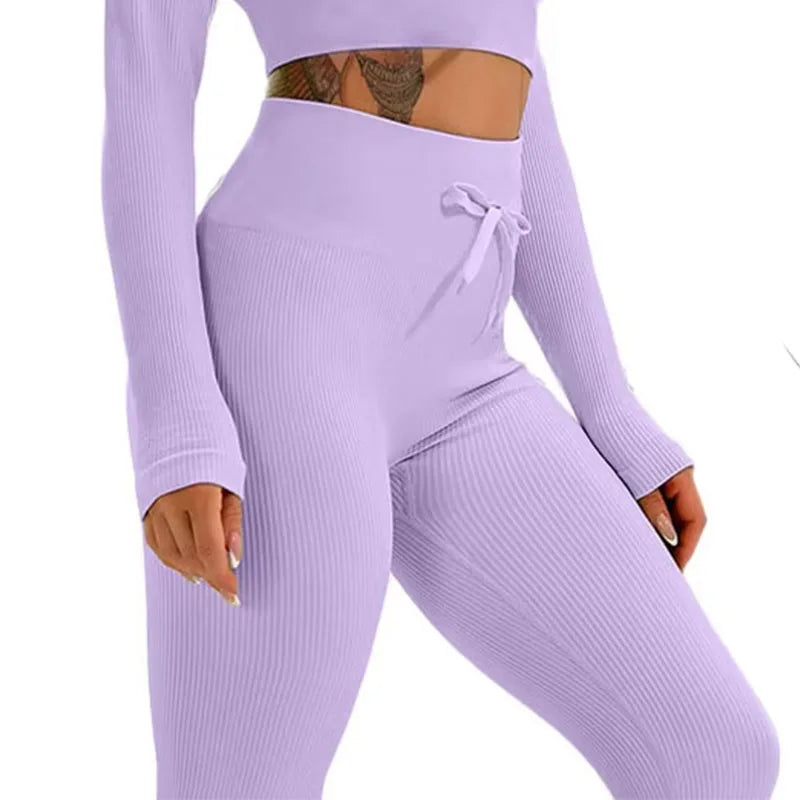 High-Waist Sports Seamless Tummy Control Leggings for Women