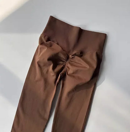 High Waist Scrunch Butt Leggings for Women – Seamless Yoga & Workout Pants