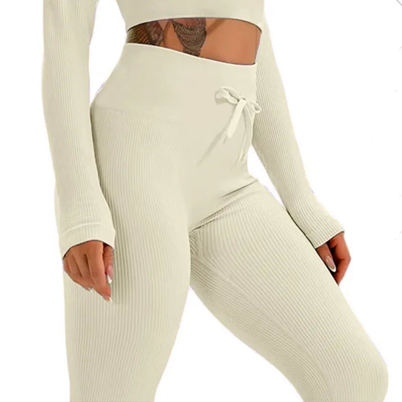 High-Waist Sports Seamless Tummy Control Leggings for Women