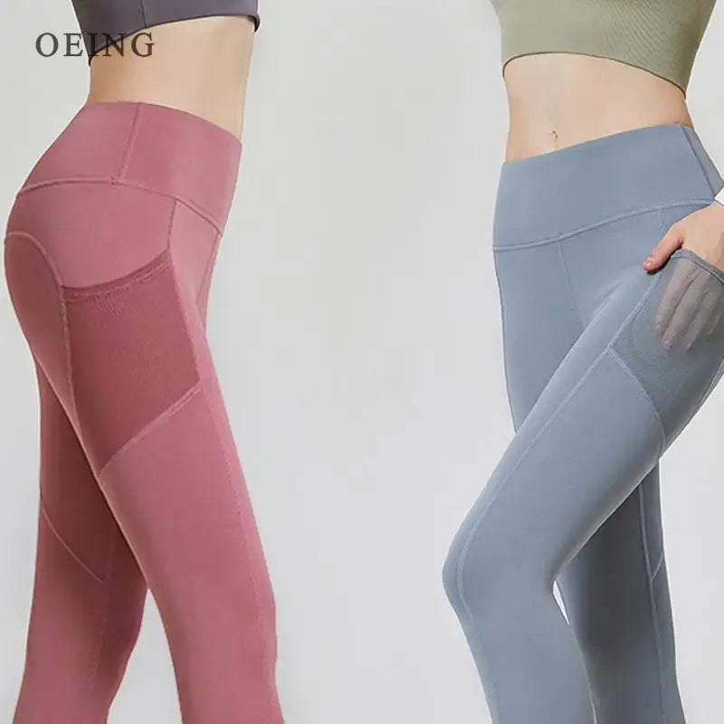 High Waist Cropped Yoga Capris Leggings for Women