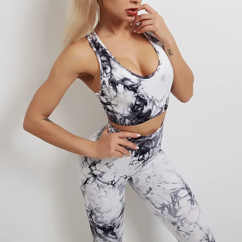 Women’s Anti Cellulite Workout Leggings with Bra Vest