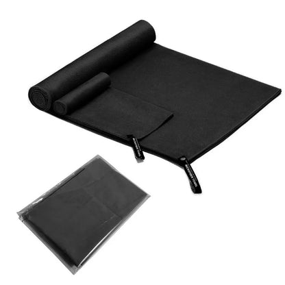 Quick Drying Microfiber Towel black