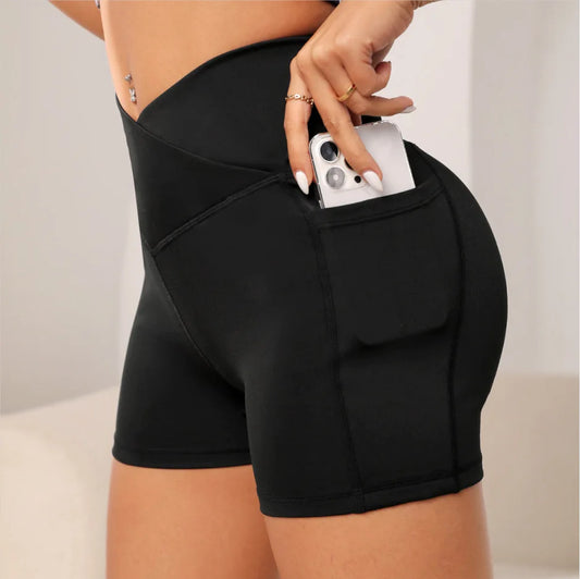 Women’s High Waisted Biker Shorts with Pockets – Soft, Seamless, and Squat-Proof