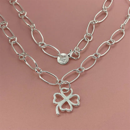 925 Sterling Silver Starfish Heart Pendant Necklace