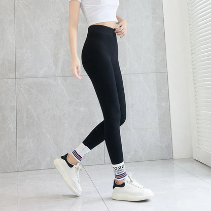 Cotton Yoga Pants High Waist Gym Leggings for Women