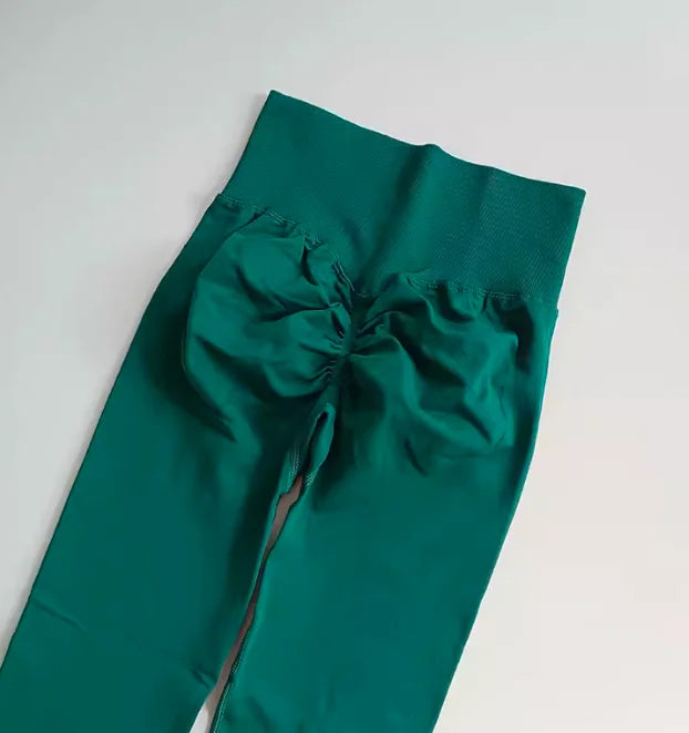 High Waist Scrunch Butt Leggings for Women – Seamless Yoga & Workout Pants
