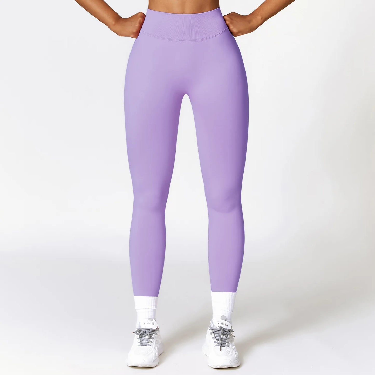 High Waisted Seamless Scrunch Butt Leggings for Women – Tummy Control & Gym Fit