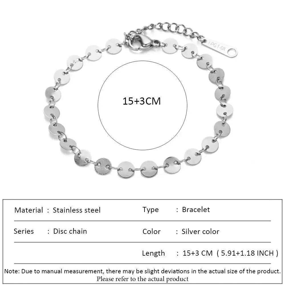 Stainless Steel Classic Eternity Bracelet for Women