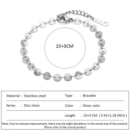 Stainless Steel Classic Eternity Bracelet for Women