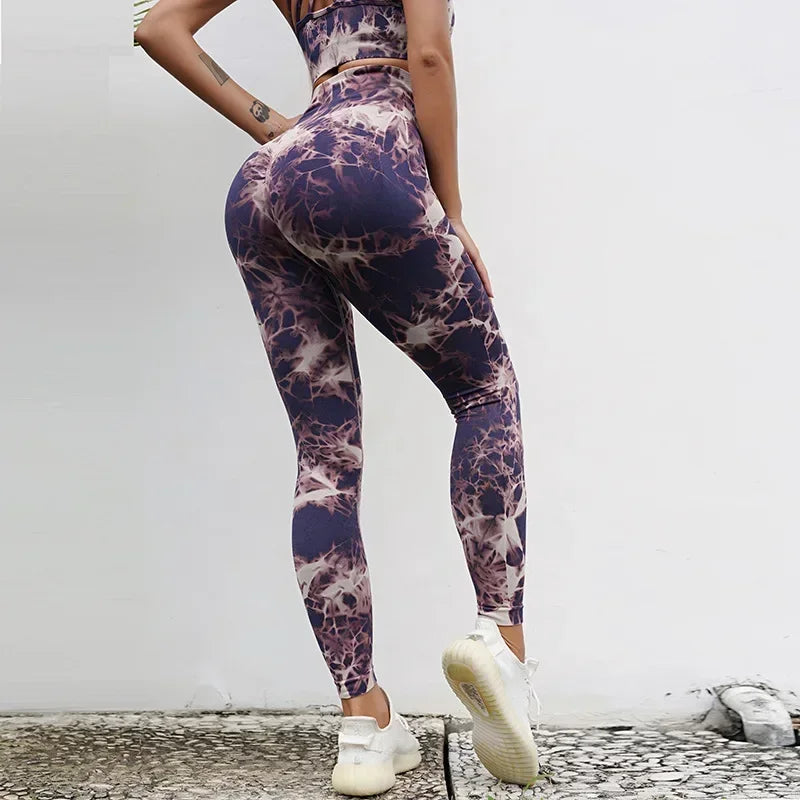 Women’s Anti Cellulite Workout Leggings with Bra Vest