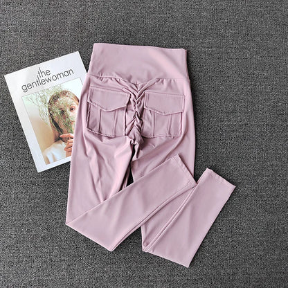 TikTok Viral Leggings with Back Pockets – High Waist, Booty Lifting and Stretchy