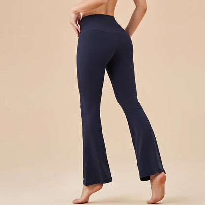 TikTok Viral Leggings – Bell-Bottom High Waisted Yoga Pants for Women with Sculpt Fit
