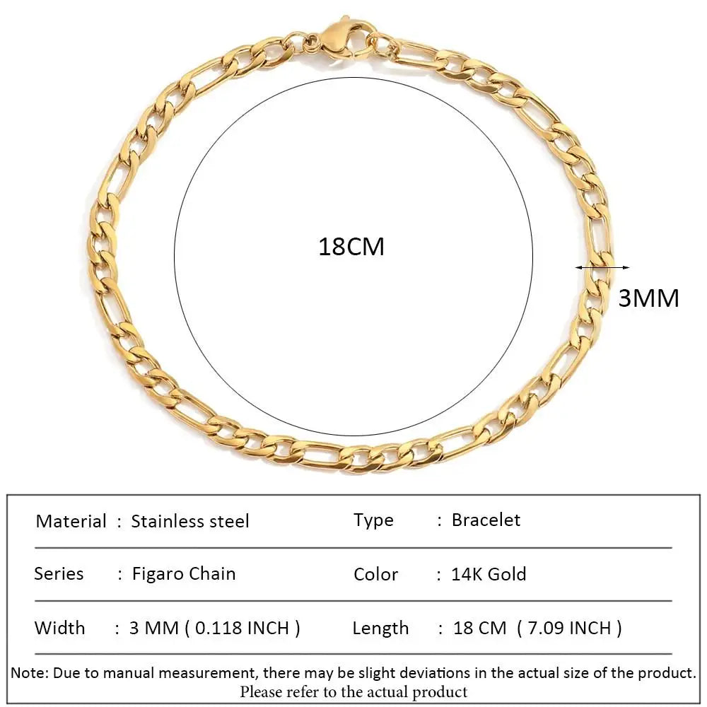 Stainless Steel Classic Eternity Bracelet for Women