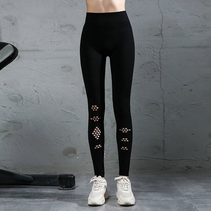 Cotton Yoga Pants High Waist Gym Leggings for Women